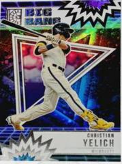 Christian Yelich #BB-5 Baseball Cards 2022 Panini Capstone Big Bang Prices
