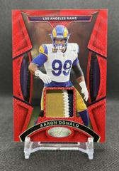 Aaron Donald [Red] #MMPE-13 Football Cards 2023 Panini Certified Materials Mirror Prices