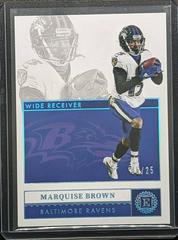 Marquise Brown [Sapphire] #8 Football Cards 2021 Panini Encased Prices