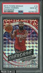 James Harden Basketball Cards 2019 Panini Mosaic Overdrive Prices
