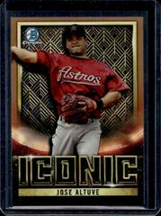 Jose Altuve [Orange] #BI-15 Baseball Cards 2023 Bowman Chrome Iconic Prices
