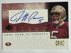Jeff Garcia Football Cards 2001 Upper Deck Game Gear Autographs Prices