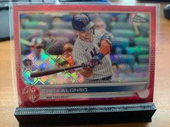 Pete Alonso [Red] #92 Baseball Cards 2022 Topps Chrome Logofractor Prices