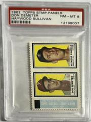 Don Demeter [Haywood Sullivan] Baseball Cards 1962 Topps Stamp Panels Prices