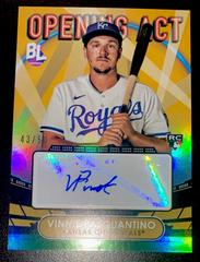 Vinnie Pasquantino [Gold] #OAA-VP Baseball Cards 2023 Topps Big League Opening Act Autographs Prices