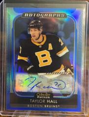 Taylor Hall #BA-TH Hockey Cards 2021 O-Pee-Chee Platinum Blue Rainbow Autographs Prices