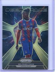 Wilfried Zaha #11 Soccer Cards 2022 Panini Prizm Premier League Deep Space Prices