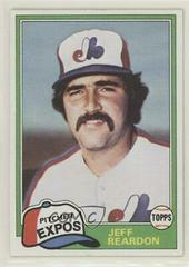 Jeff Reardon [Traded] #819 Baseball Cards 1981 Topps Prices