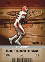 Quincy Morgan #20 Football Cards 2003 Fleer Authentix Prices