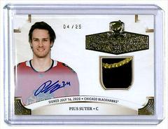 Pius Suter [Gold Autograph Patch] Hockey Cards 2020 Upper Deck The Cup Rookie Class of 2021 Prices