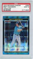 Brett Roneberg [Xfractor] #299 Baseball Cards 2002 Bowman Chrome Prices