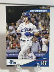 Trea Turner [Black] #SS-17 Baseball Cards 2022 Topps Significant Statistics Prices