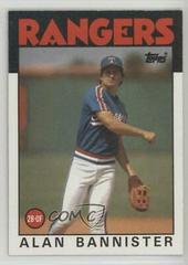 Alan Bannister #784 Baseball Cards 1986 Topps Prices