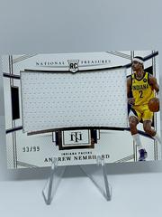 Andrew Nembhard [Patch Autograph] #123 Basketball Cards 2022 Panini National Treasures Prices