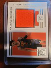 Cade Cunningham Basketball Cards 2021 Panini Chronicles Draft Picks Encased Substantial Rookie Swatches Prices