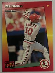 Rex Hudler #207 Baseball Cards 1992 Panini Donruss Triple Play Prices