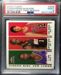 Ford, Hinrich, Wade [Draft Day Rookie] Basketball Cards 2003 Fleer Prices