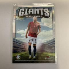 Erling Haaland #GE-EH Soccer Cards 2023 Topps Finest Road To UEFA EURO Giants of Europe Prices