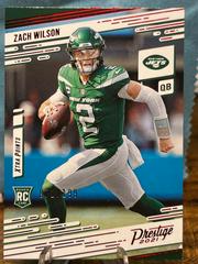 Zach Wilson [Red] Football Cards 2021 Panini Chronicles Prestige Rookies Update Prices