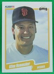 Atlee Hammaker #57 Baseball Cards 1990 Fleer Prices