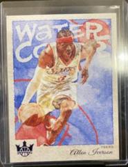 Allen Iverson [Sapphire] #3 Basketball Cards 2022 Panini Court Kings Water Color Prices
