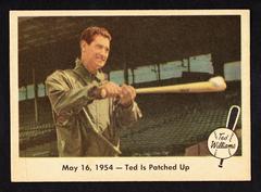 May 16, 1954 Ted Is [Patched Up] #51 Baseball Cards 1959 Fleer Ted Williams Prices