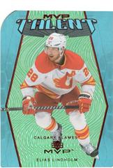 Elias Lindholm [Green] #MT-28 Hockey Cards 2023 Upper Deck MVP Colors & Contours Prices