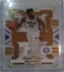 Joel Embiid [Gold] #21 Basketball Cards 2022 Panini Donruss Elite Clarity Prices