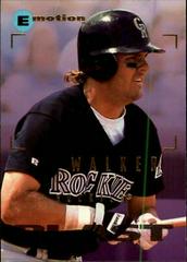 Larry Walker Baseball Cards 1995 Emotion Prices