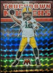 Aaron Rodgers [Red] #TD-6 Football Cards 2022 Panini Mosaic Touchdown Masters Prices