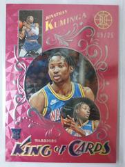 Jonathan Kuminga [Pink] #31 Basketball Cards 2021 Panini Illusions King of Cards Prices