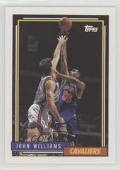 John Williams Basketball Cards 1992 Topps Prices