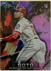 Juan Soto [Purple] #181 Baseball Cards 2018 Topps Fire Prices