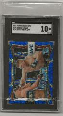Brock Lesnar [Blue Disco] #175 Ufc Cards 2021 Panini Select UFC Prices