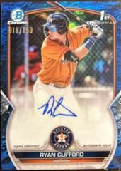 Ryan Helsley [Blue Refractor] Baseball Cards 2018 Bowman Chrome Prospects Autographs Prices
