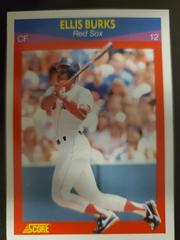 Ellis Burks #16 Baseball Cards 1990 Score Superstars Prices