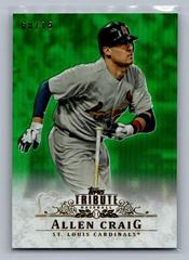 Allen Craig [Green] Baseball Cards 2013 Topps Tribute Prices