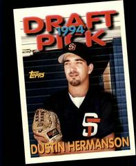 Dustin Hermanson #95T Baseball Cards 1994 Topps Traded Prices