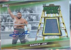 Samoa Joe [Gold] #MRA-SJ Wrestling Cards 2019 Topps WWE Money in the Bank Mat Relic Autographs Prices