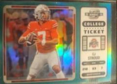 C. J. Stroud [Green] #2 Football Cards 2023 Panini Chronicles Draft Picks Contenders Optic Prices
