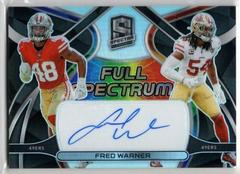 Fred Warner #FSA-FWA Football Cards 2022 Panini Spectra Full Spectrum Autographs Prices