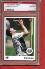 Brian Harper #379 Baseball Cards 1989 Upper Deck Prices