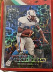 Rodney Thomas [Precious Metal Gems] #101 Football Cards 1998 Metal Universe Prices