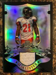 Chris McAlister [Jersey Black Refractor] #BSVR-CM Football Cards 2007 Bowman Sterling Prices