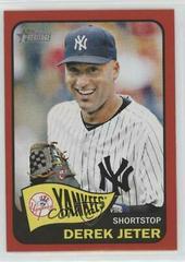 Derek Jeter [Red Border] Baseball Cards 2014 Topps Heritage Prices
