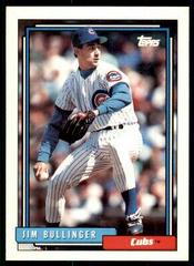 Jim Bullinger Baseball Cards 1992 Topps Traded Prices