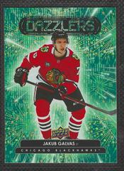 Jakub Galvas [Green] #DZ-108 Hockey Cards 2022 Upper Deck Dazzlers Prices