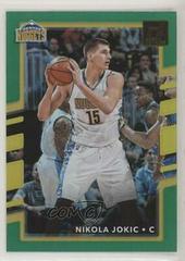 Nikola Jokic Holo Green, Yellow Laser #37 Basketball Cards 2017 Panini Donruss Prices