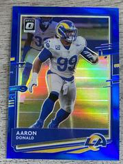 Aaron Donald [Blue] #58 Football Cards 2020 Panini Donruss Optic Prices