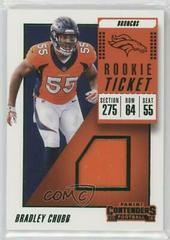 Bradley Chubb Football Cards 2018 Panini Contenders Rookie Ticket Swatches Prices